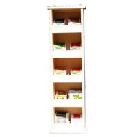 Hanging tea shelf 5x2 (465Z)