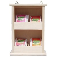 Hanging tea shelf 2x2