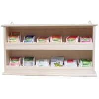 Hanging tea shelf 2x6