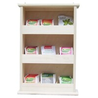 Hanging tea shelf 3x3