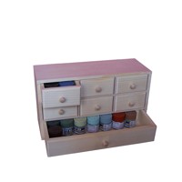 Box with seven drawers