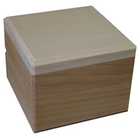 Box for a wedding ring maple