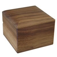 Box for a wedding ring walnut