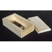 Wooden box for a USB-Stick