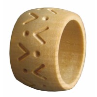 Napkin ring linden decorated