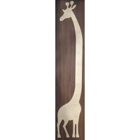 Children's height chart giraffe