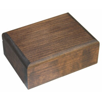 Box for a set of tarot cards or romme cards ebony