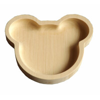 Wooden bowl bear