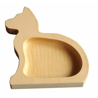 Holzschale Hund