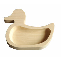 Holzschale Ente