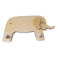 Kindergarderobe Elefant (Seitenansicht R)