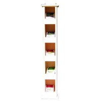 Hanging tea shelf 5x1