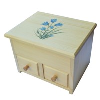Jewellery box with a bellflower