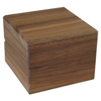 Box for a wedding ring walnut