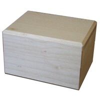 Box for wedding rings maple