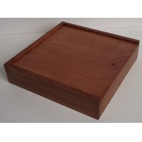 Wooden box for photograps and a USB-Stick