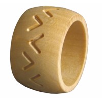 Napkin ring linden decorated