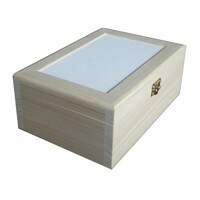 Teabox for 6 sorts of tea with white lid