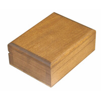Box for one set of playing cards antique oak