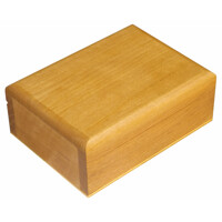 Box for a set of tarot cards or romme cards light oak