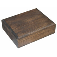 Box for two sets of playing cards ebony