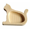 Holzschale Katze