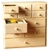 Box with eleven drawers