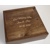 Wooden box for photograps and a USB-Stick with engraving