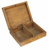 Box for two sets of playing cards light oak