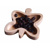 Wooden bowl butterfly