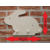 Wooden coat rack for children - bunny
