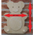 Wooden coat rack for children - bear